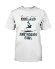 AUSTRALIAN GIRL LIFE TOOK TO ENGLAND Classic T-Shirt tile