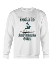 AUSTRALIAN GIRL LIFE TOOK TO ENGLAND Crewneck Sweatshirt tile