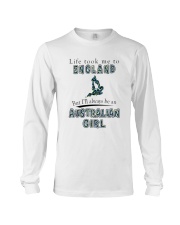 AUSTRALIAN GIRL LIFE TOOK TO ENGLAND Long Sleeve Tee tile