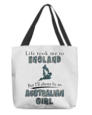 AUSTRALIAN GIRL LIFE TOOK TO ENGLAND All-Over Tote tile