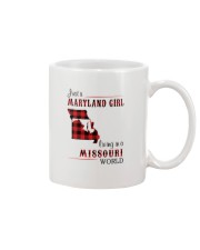 MARYLAND GIRL LIVING IN MISSOURI WORLD Mug tile