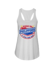 Made In Philippines A Long Time Ago Ladies Flowy Tank tile
