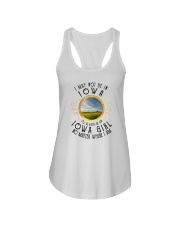ALWAYS IOWA GIRL NO MATTER WHEREVER I AM Ladies Flowy Tank thumbnail