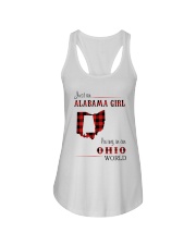 ALABAMA GIRL LIVING IN OHIO WORLD Ladies Flowy Tank thumbnail