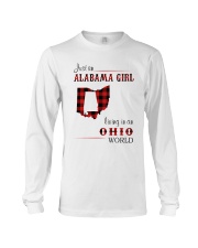 ALABAMA GIRL LIVING IN OHIO WORLD Long Sleeve Tee thumbnail