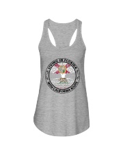 LIVING IN FLORIDA WITH CALIFORNIA ROOTS Ladies Flowy Tank thumbnail