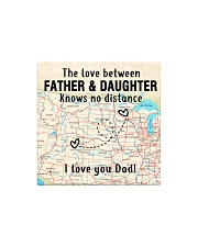 MINNESOTA COLORADO FATHER DAUGHTER I LOVE DAD Square Magnet tile