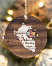 Someone In Peru Is Thinking Of You Circle ornament - single (porcelain) aos-circle-ornament-single-porcelain-lifestyles-05
