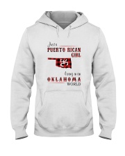 PUERTO RICAN GIRL LIVING IN OKLAHOMA WORLD Hooded Sweatshirt thumbnail