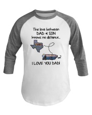 PUERTO RICO TEXAS THE LOVE DAD AND SON Baseball Tee tile