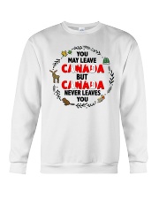 Canada Never Leaves You Crewneck Sweatshirt tile