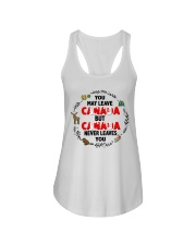 Canada Never Leaves You Ladies Flowy Tank tile