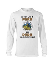 PERU WILL ALWAYS LIVE IN ME Long Sleeve Tee thumbnail