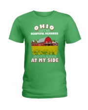 Ohio Left Me Beautiful Memories Ladies T-Shirt tile