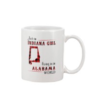 INDIANA GIRL LIVING IN ALABAMA WORLD Mug tile