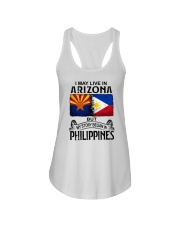 LIVE IN ARIZONA BEGAN IN PHILIPPINES Ladies Flowy Tank tile