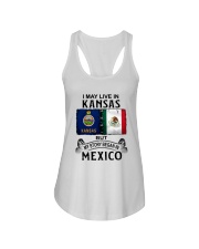LIVE IN KANSAS BEGAN IN MEXICO Ladies Flowy Tank thumbnail