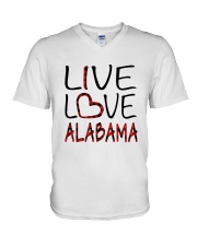Live Love Alabama V-Neck T-Shirt tile