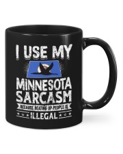 Minnesota I Use My Sarcasm Mugs tile