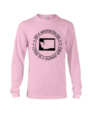 WASHINGTON GIRL LIVING IN COLORADO WORLD Long Sleeve Tee thumbnail