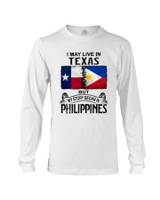 LIVE IN TEXAS BEGAN IN PHILIPPINES Long Sleeve Tee thumbnail