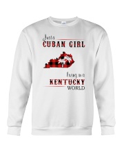 CUBAN GIRL LIVING IN KENTUCKY WORLD Crewneck Sweatshirt tile
