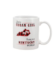 CUBAN GIRL LIVING IN KENTUCKY WORLD Mug tile