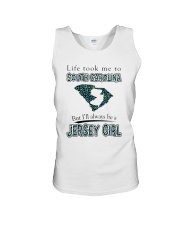 JERSEY GIRL LIFE TOOK TO SOUTH CAROLINA Unisex Tank tile