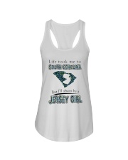 JERSEY GIRL LIFE TOOK TO SOUTH CAROLINA Ladies Flowy Tank tile