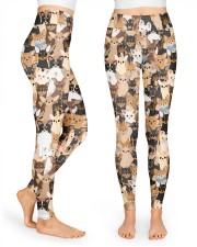 Chihuahua Faces, Gift For Chihuahua Lovers High Waist Leggings front