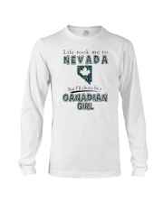 CANADIAN GIRL LIFE TOOK TO NEVADA Long Sleeve Tee tile