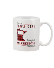 IOWA GIRL LIVING IN MINNESOTA WORLD Mug thumbnail