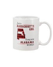 MASSACHUSETTS GIRL LIVING IN ALABAMA WORLD Mug tile