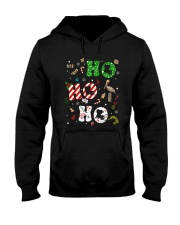 Ho Ho Ho Symbols Louisiana Hooded Sweatshirt tile