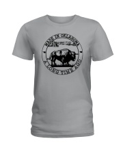 MADE IN OKLAHOMA A LONG TIME AGO Ladies T-Shirt tile