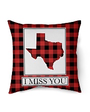 Texas I Miss You Pattern Indoor Pillow tile