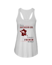 AUSTRALIAN GIRL LIVING IN FRENCH WORLD Ladies Flowy Tank tile