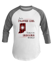 FILIPINO GIRL LIVING IN INDIANA WORLD Baseball Tee tile