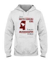 SOUTH CAROLINA GIRL LIVING IN MISSISSIPPI WORLD Hooded Sweatshirt thumbnail