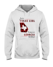 TEXAS GIRL LIVING IN GEORGIA WORLD Hooded Sweatshirt thumbnail