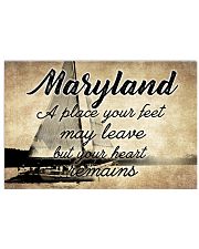 MARYLAND YOUR HEART REMAINS 24x16 Poster front