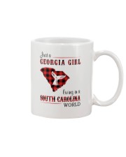GEORGIA GIRL LIVING IN SOUTH CAROLINA WORLD Mug tile