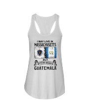 LIVE IN MASSACHUSETTS BEGAN IN GUATEMALA Ladies Flowy Tank thumbnail