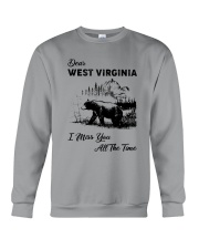 WEST VIRGINIA I MISS YOU ALL THE TIME Crewneck Sweatshirt thumbnail