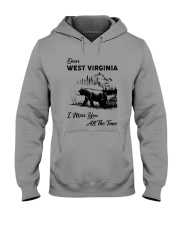 WEST VIRGINIA I MISS YOU ALL THE TIME Hooded Sweatshirt thumbnail