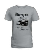 WEST VIRGINIA I MISS YOU ALL THE TIME Ladies T-Shirt thumbnail