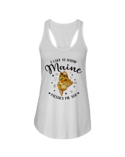 Maine Misses Me Too Ladies Flowy Tank tile