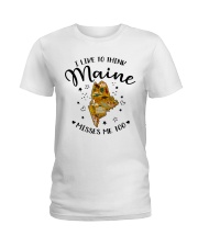 Maine Misses Me Too Ladies T-Shirt tile