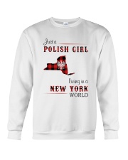 POLISH GIRL LIVING IN NEW YORK WORLD Crewneck Sweatshirt thumbnail