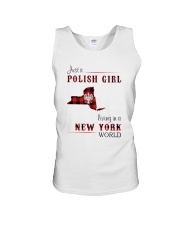 POLISH GIRL LIVING IN NEW YORK WORLD Unisex Tank thumbnail